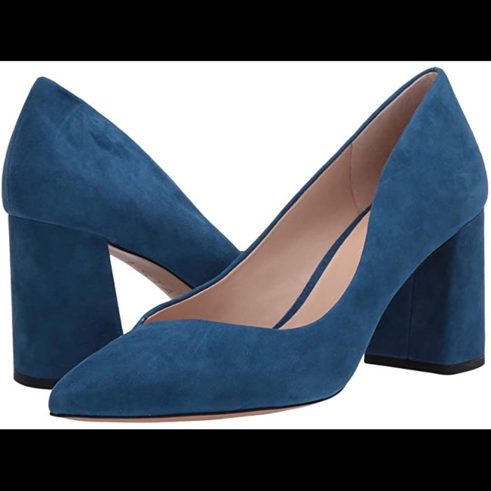 1.STATE Blue heels Sz 9